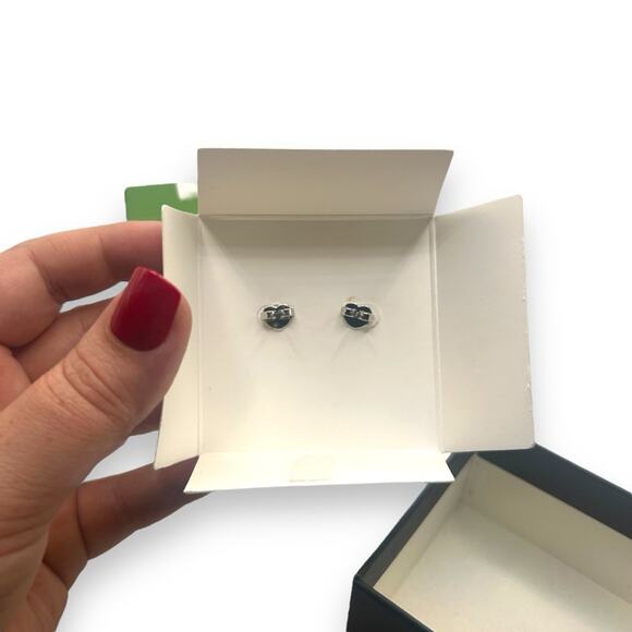 NEW Kate Spade Gold Pave Mini Bow Stud Earrings Gold Mini Preppy Girly Jewelry - Picture 7 of 9